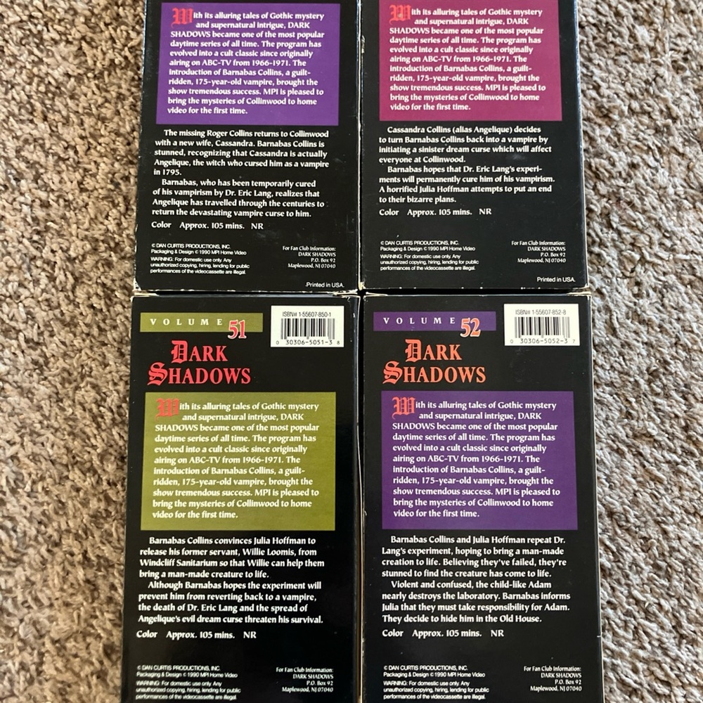 Dark Shadows VHS Collection - Picture 2 of 7